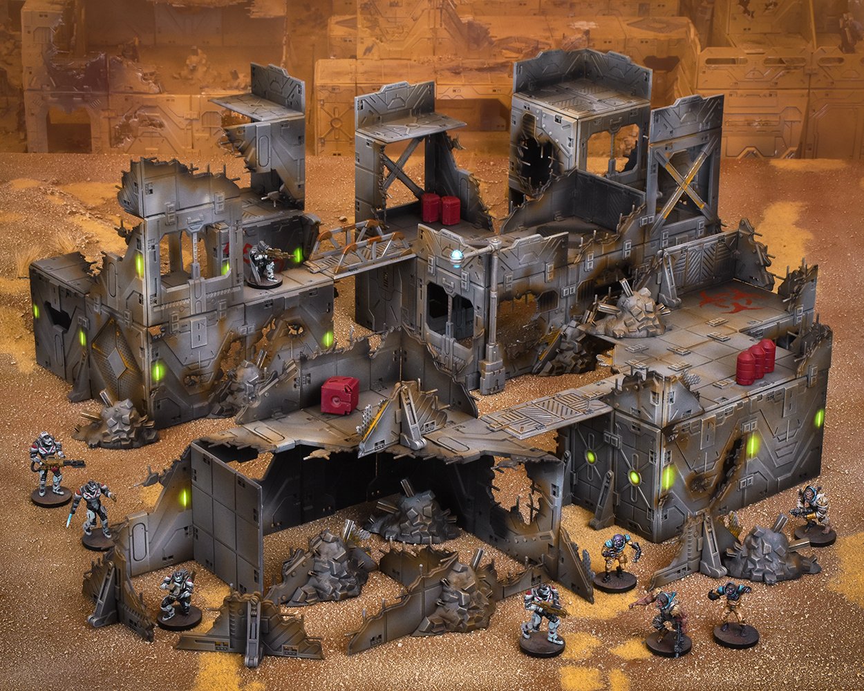 Sci-Fi Terrain: Ruined City Sci-Fi Terrain: Ruined City